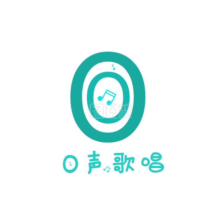 o声歌唱字母ologo