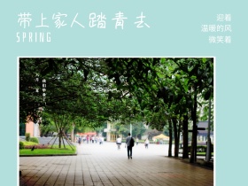 迎着 踏青去 微笑着 带上家人 温暖的风 SPRING 春天春季春游景色油菜花公众号配图