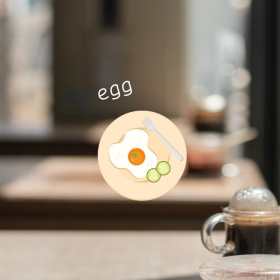 涂鸦鸡蛋彩色手机微博封面模版