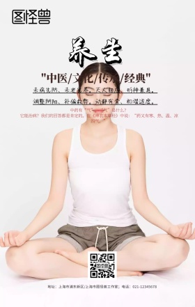 中药养生手机海报