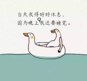 白天我得好好休息朋友圈封面