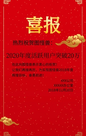热烈祝贺喜报业绩突破海报