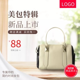 秋冬时尚女包单肩包主图直通车模板