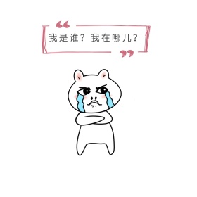 我是谁卡通呆萌喜庆福字小猪可爱表情包