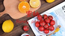 柚子宣传创意简约公众号封面模版