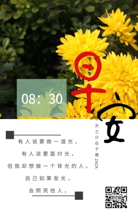向日葵早安