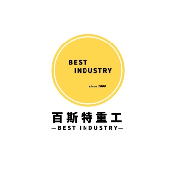 机械重工设备现代挖掘机简约圆形logo