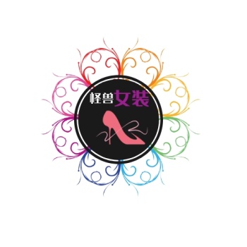 女装时尚品牌彩色店铺logo