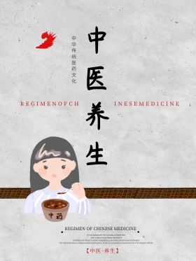 中国风养生中医药海报