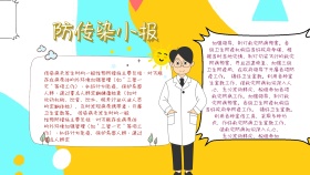 科学医疗预防疾病防传染小报