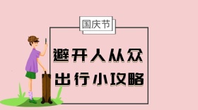 国庆节节日出行封面