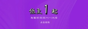 双十一淘宝促销简约直通车海报