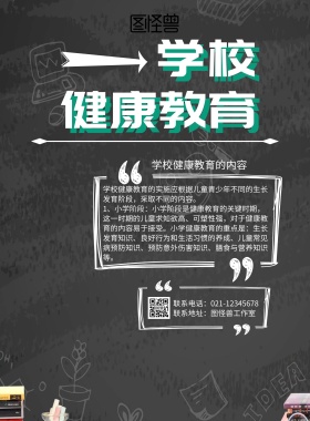 学校健康教育宣传栏