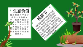 我们的节日植树节黑板报