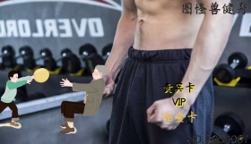 健身铂金时尚大气会员卡