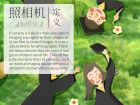 数码设备简约照相机定义公众号配图