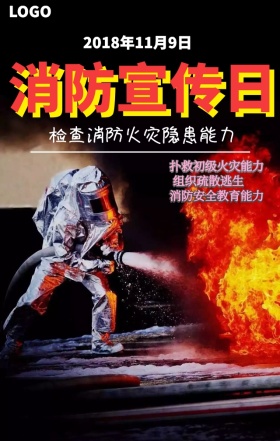 消防宣传日海报