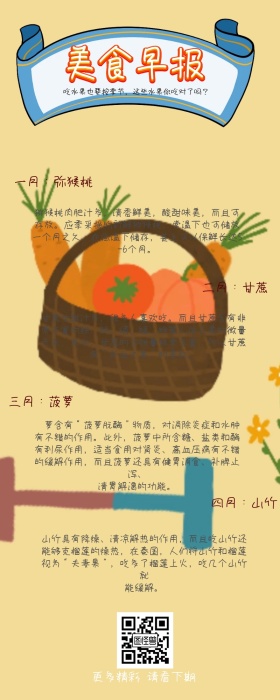 健康饮食知识营销长图