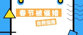2019年波普风催婚自救指南公众号封面