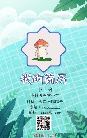 小学生简历