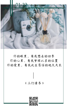 简约文艺情怀日签