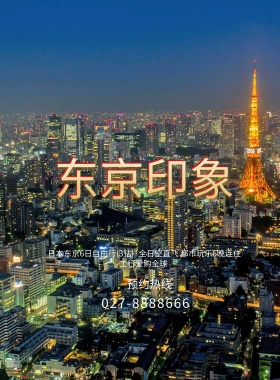 东京印象旅游海报