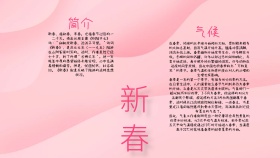 新春画报清新简约手抄报