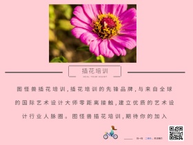 插花培训简约创意公众号配图