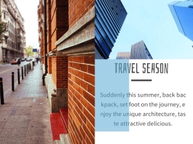 蓝色摄影旅行促销公众号横版配图