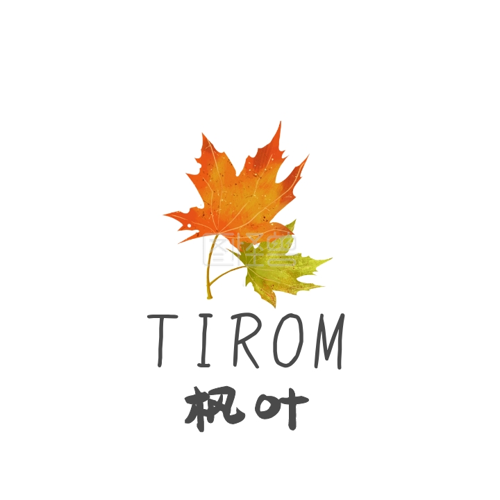 枫叶旅游文创logo设计