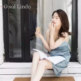 阳光下的女孩手机微博封面