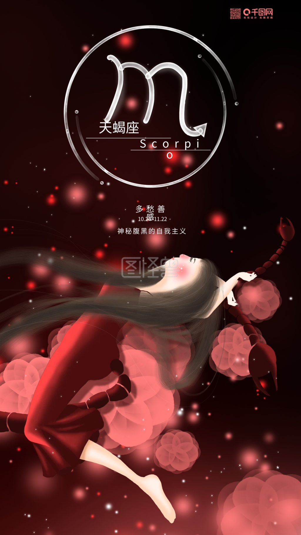 天蝎座十二星座海报