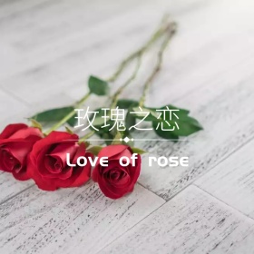玫瑰之恋红玫瑰爱情手机微博封面模版