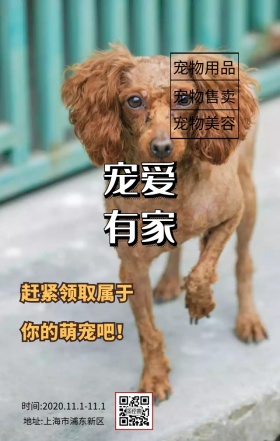 萌宠乐园手机海报
