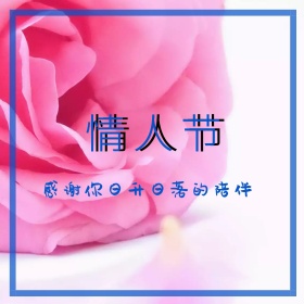 情人节520表白日拥抱手绘蓝色公众号配图