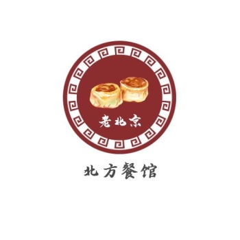 老北京北方餐馆logo