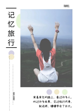 记忆旅行文艺街景公众号配图模板