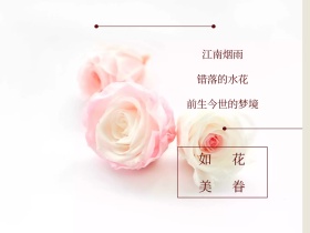 如花美眷古典女生和风简约公众号配图