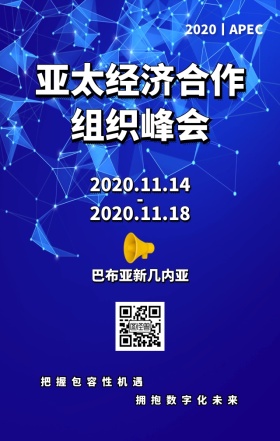 2018APEC亚太经济合作组织峰会海报