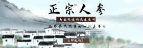 正品人参春节特惠宣传banner