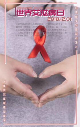 艾滋病日宣传海报
