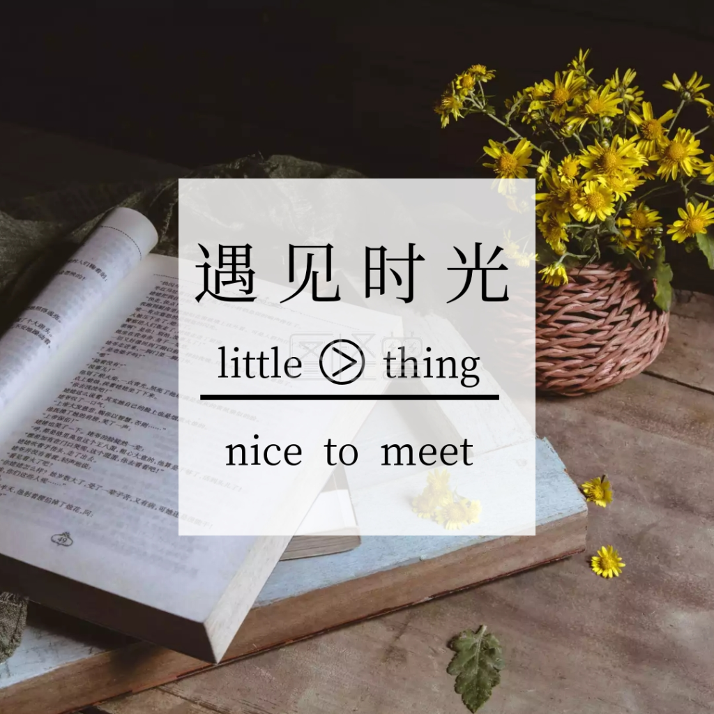 遇见时光文艺微信公众号配图