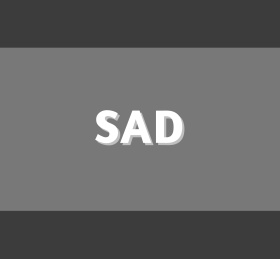 SAD黑白灰简约朋友圈封面模板