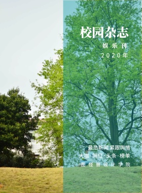 娱乐刊 校园杂志 2019年 图怪兽设计学院 最热新闻 紧跟舆情 大咖·网红·头条·榜单 校园报刊封面印刷海报
