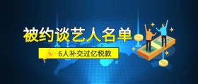被约谈艺人名单补纳税公众号封面