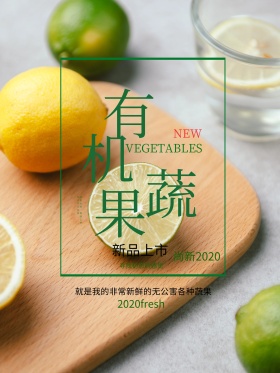 蔬菜新品上市宣传海报