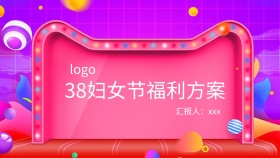 38妇女节福利方案ppt