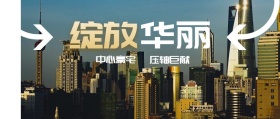 华丽 绽放 中心豪宅 压轴巨献 房地产公众号封面