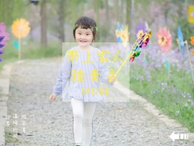 迎着 踏青去 微笑着 带上家人 温暖的风 SPRING 春天春季春游景色油菜花公众号配图