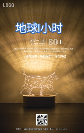 地球一小时活动海报